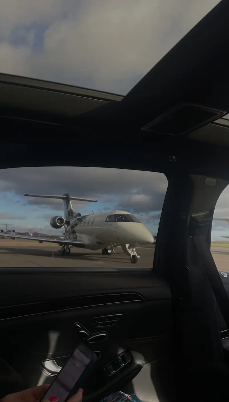 Luxury Private Jet Interior